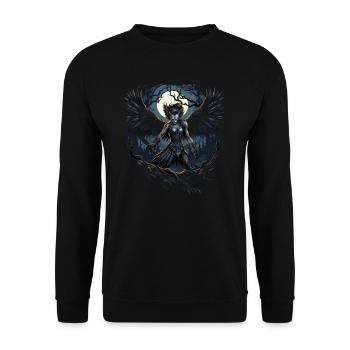 Monster Monster Demon Devil Vampire Guhl Zombie - Sweat-shirt Unisexe - noir - Devant - Alina (178cm) & Michal (187cm)