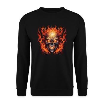 Monster Monster Demon Devil Vampire Guhl Zombie - Sweat-shirt Unisexe - noir - Devant - Alina (178cm) & Michal (187cm)