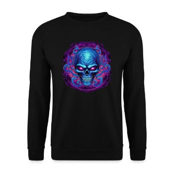 Monster Monster Demon Devil Vampire Guhl Zombie - Sweat-shirt Unisexe - noir - Devant - Alina (178cm) & Michal (187cm)