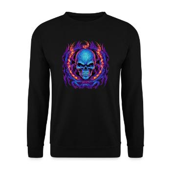 Monster Monster Demon Devil Vampire Guhl Zombie - Unisex Sweatshirt - black - Front - Alina (178cm) & Michal (187cm)