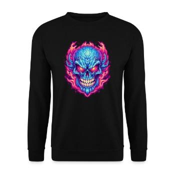 Monster Monster Demon Devil Vampire Guhl Zombie - Sweat-shirt Unisexe - noir - Devant - Alina (178cm) & Michal (187cm)