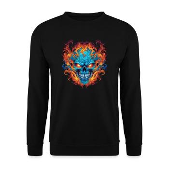 Monster Monster Demon Devil Vampire Guhl Zombie - Sweat-shirt Unisexe - noir - Devant - Alina (178cm) & Michal (187cm)