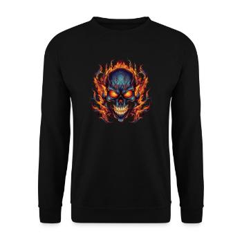 Monster Monster Demon Devil Vampire Guhl Zombie - Sweat-shirt Unisexe - noir - Devant - Alina (178cm) & Michal (187cm)