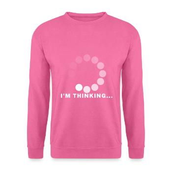 Im thinking... - Unisex Pullover - Pink - Vorne
