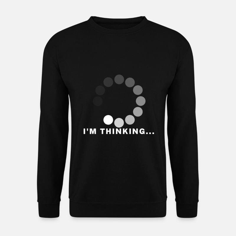 Je pense ... - Sweat-shirt Unisexe - noir