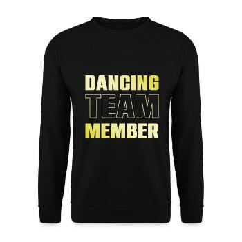 Dancing Team - Unisex Pullover - Schwarz - Vorne - Alina (178cm) & Michal (187cm)