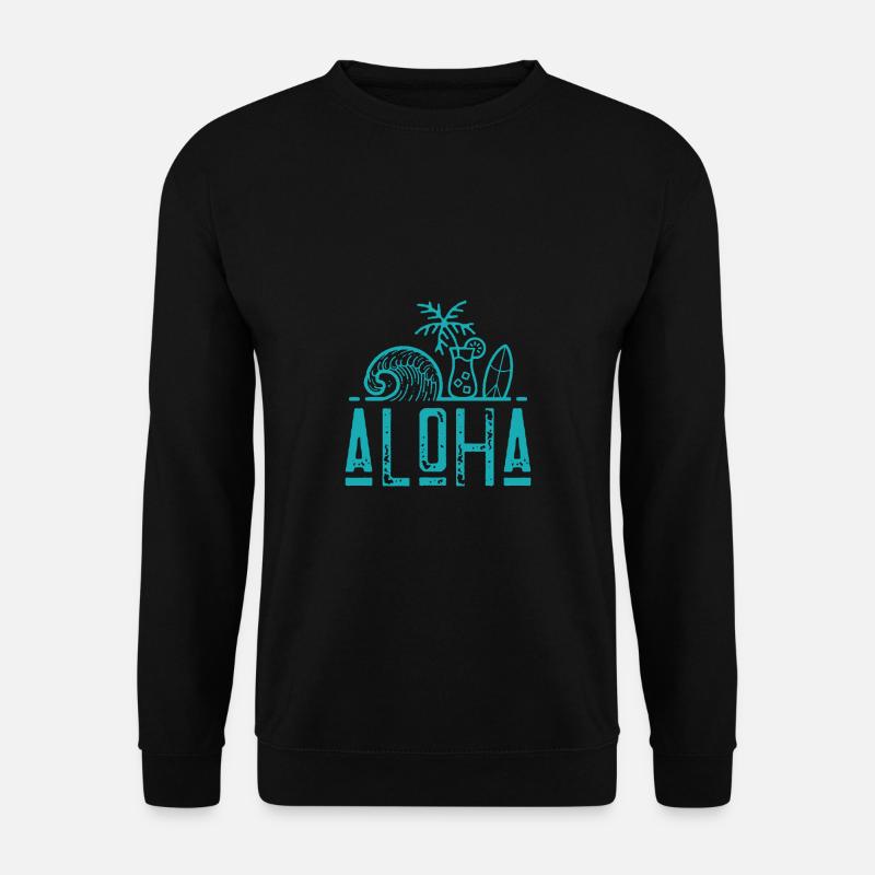 Aloha - Unisex Pullover - Schwarz