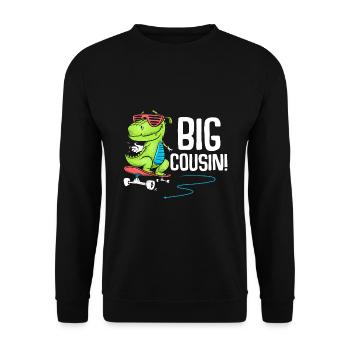 Grand cousin patinage Trex - Sweat-shirt Unisexe - noir - Devant - Alina (178cm) & Michal (187cm)