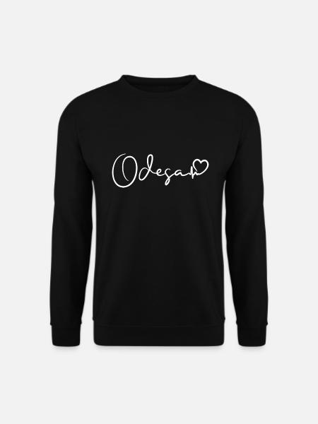 Odesa Heartbeat Ukraine - Unisex Sweatshirt - black