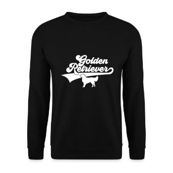 GOLDEN RETRIEVER - Sweat-shirt Unisexe - noir - Devant - Alina (178cm) & Michal (187cm)
