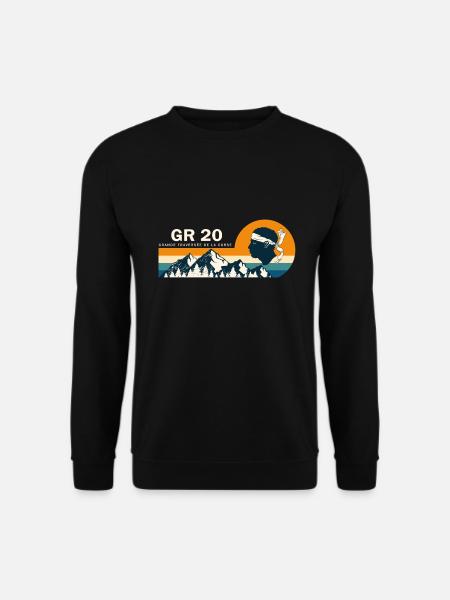 GR20 GR 20 randonnée Corse - Sweat-shirt Unisexe - noir