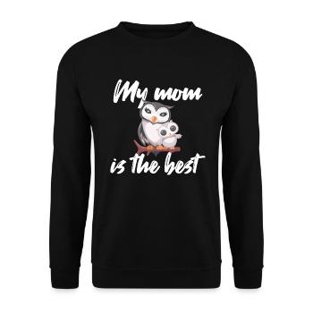 Fête des Mères - Sweat-shirt Unisexe - noir - Devant - Alina (178cm) & Michal (187cm)