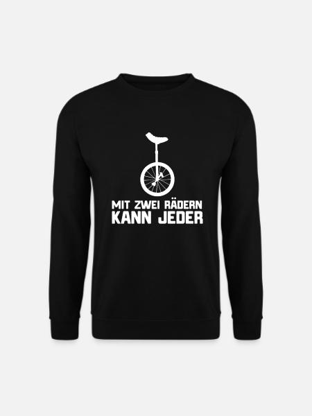 Einrad - Unisex Pullover - Schwarz