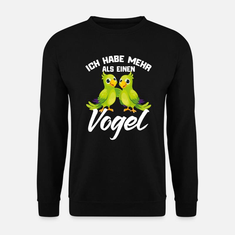 Papagei Lustiger Spruch - Unisex Pullover - Schwarz