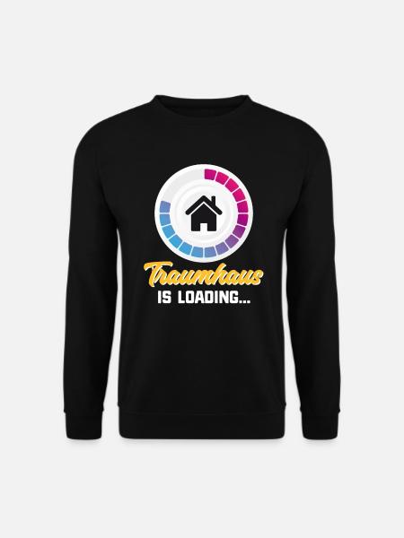 Bauherr Traumhaus - Unisex Pullover - Schwarz