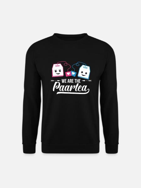 Partnerlook, Paar - Unisex Pullover - Schwarz