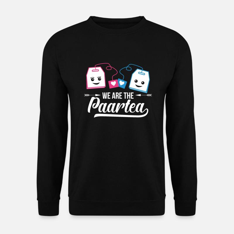 Partner look, couple - Unisex Sweatshirt - black