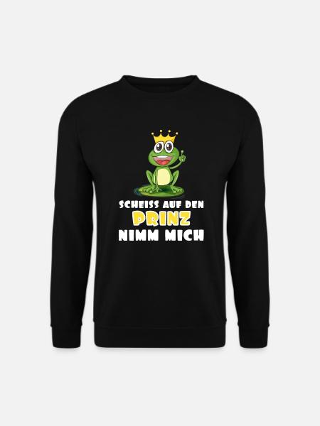 Lustiger Spruch lustige Sprüche - Unisex Pullover - Schwarz