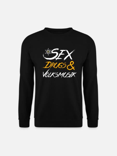 Volksmusik - Unisex Pullover - Schwarz