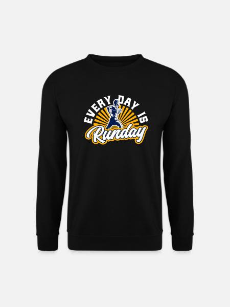 Runner jogger marthon runner - Unisex Sweatshirt - black