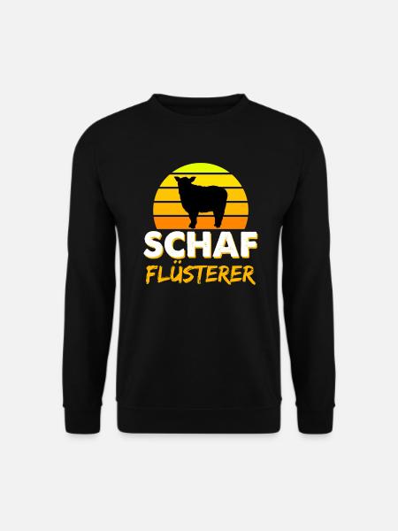 Schaf Schafe Schafflüsterer - Unisex Pullover - Schwarz
