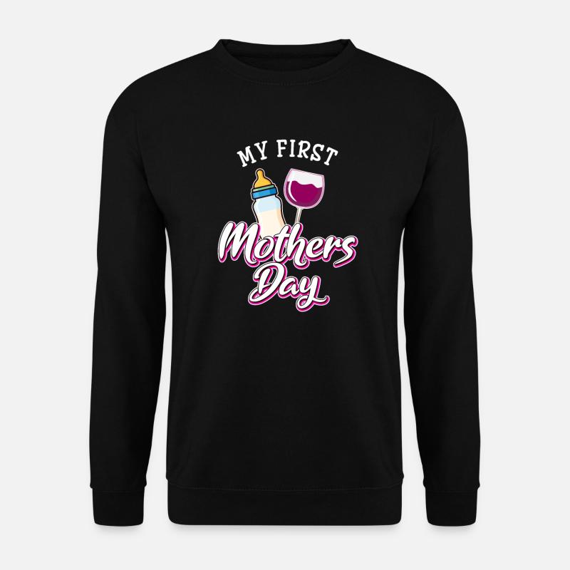 First Mother's Day - Unisex Sweatshirt - black