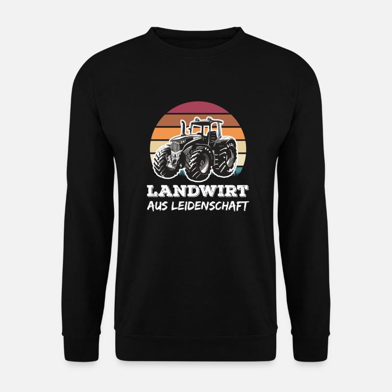 Landwirt aus Leidenschaft - Unisex Pullover - Schwarz