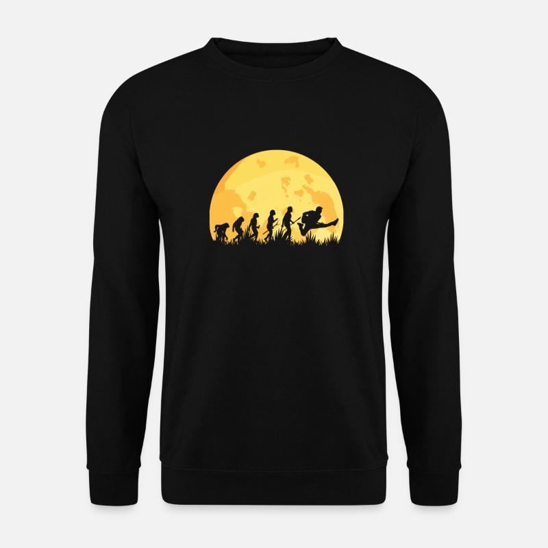 Evolution Guitar Guitar Player Guitarist - Unisex Sweatshirt - black