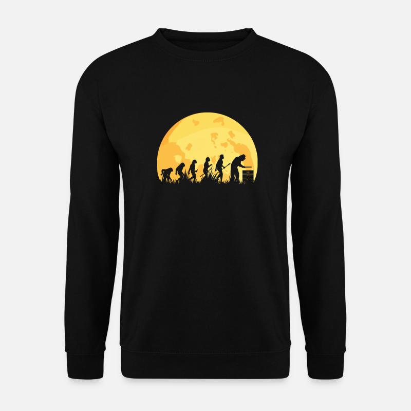Evolution Imker Bienenzucht - Unisex Pullover - Schwarz