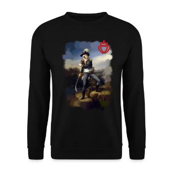 Vendée.3 - Sweat-shirt Unisexe - noir - Devant - Alina (178cm) & Michal (187cm)