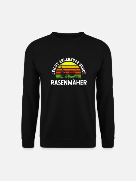 Gärtner Rasenmähen Hobbygärtner Rasenmäher - Unisex Pullover - Schwarz