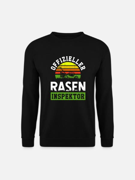 Gärtner Rasenmähen Hobbygärtner Rasenmäher - Unisex Pullover - Schwarz