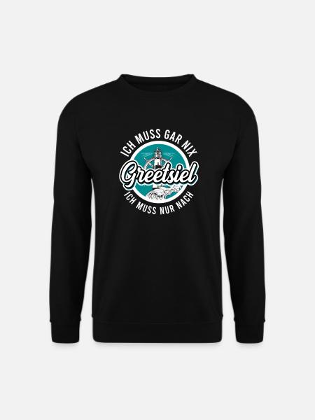 Greetsiel - Unisex Pullover - Schwarz