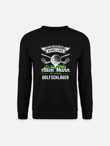 Golf Golfer - Unisex Pullover - Schwarz