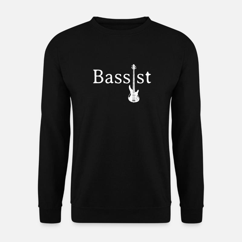 bass bassist - Unisex Pullover - Schwarz