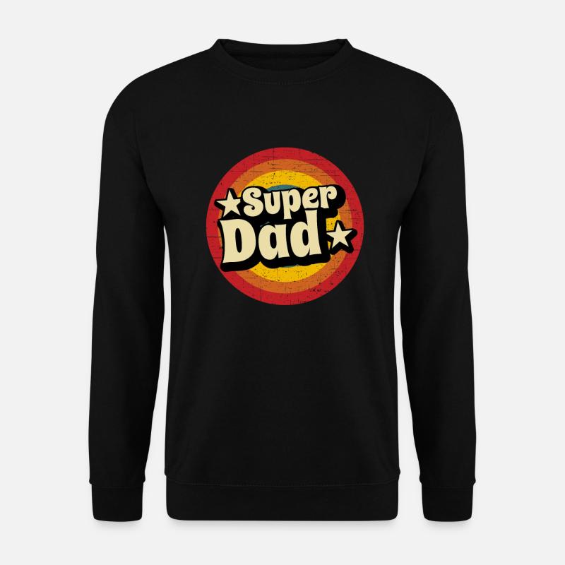 Father's Day Super Dad - Unisex Sweatshirt - black