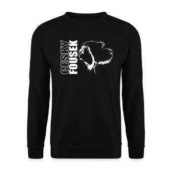 CESKY FOUSEK Profil Chiens Wilsigns - Sweat-shirt Unisexe - noir - Devant - Alina (178cm) & Michal (187cm)