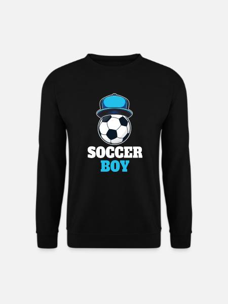 Lustiges Fußball Junge - Unisex Pullover - Schwarz
