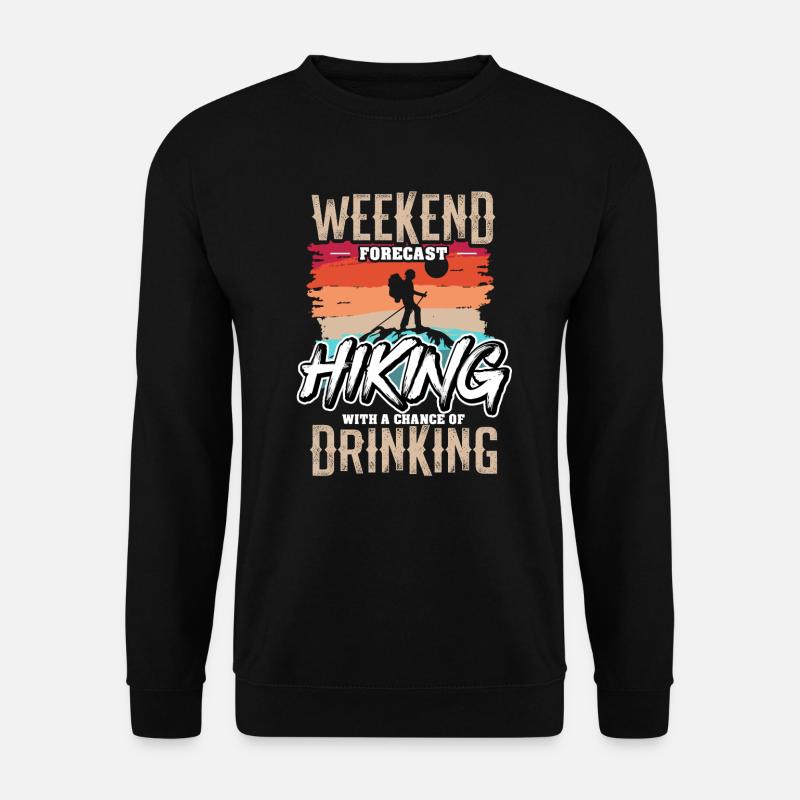 Randonnée Prévisions week-end Randonneurs - Sweat-shirt Unisexe - noir
