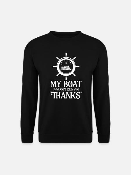 Sailor Sailing Ship Sailboat - Unisex Sweatshirt - black