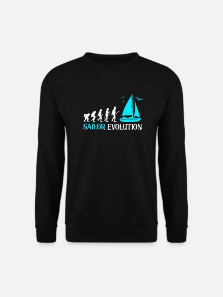 Sailor Sailing Ship Sailboat - Unisex Sweatshirt - black
