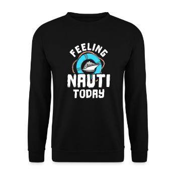 Cruise Holidays - Unisex Sweatshirt - black - Front - Alina (178cm) & Michal (187cm)