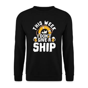 Cruise Holidays - Unisex Sweatshirt - black - Front - Alina (178cm) & Michal (187cm)