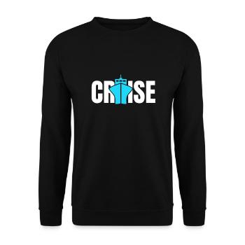 Cruise VacationEr Cruise Vacation - Unisex Sweatshirt - black - Front - Alina (178cm) & Michal (187cm)