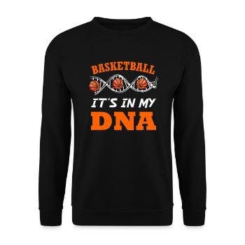 Joueur de basket-ball Entraîneur de basket-ball - Sweat-shirt Unisexe - noir - Devant - Alina (178cm) & Michal (187cm)