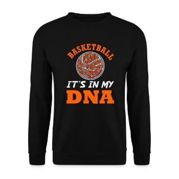 Joueur de basket-ball Entraîneur de basket-ball - Sweat-shirt Unisexe - noir - Devant - Alina (178cm) & Michal (187cm)