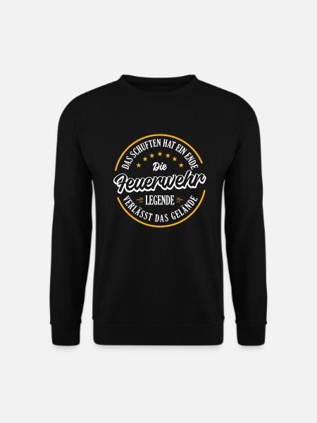 FEUERWEHR Rente 2023 eine echte Legende verlässt - Unisex Pullover - Schwarz