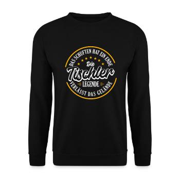 La rente TISCHLER 2023 laisse une véritable légende - Sweat-shirt Unisexe - noir - Devant - Alina (178cm) & Michal (187cm)