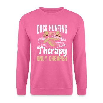 Entenjäger Entenjagd Jagdhunde Jagdausflug - Unisex Pullover - Pink - Vorne