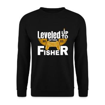 Retraite Fischer retraite 2023 - Sweat-shirt Unisexe - noir - Devant - Alina (178cm) & Michal (187cm)